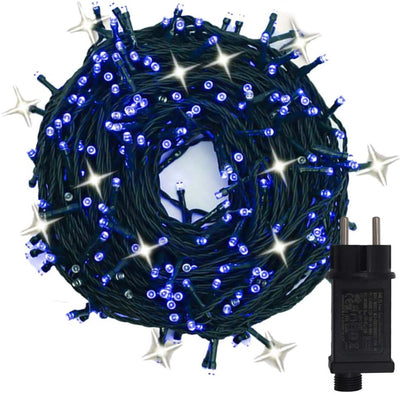 YASENN lichterkette funkeleffekt 300Led 30M Lichterketten Weihnachtsbaum Lichterketten mit funkelnde