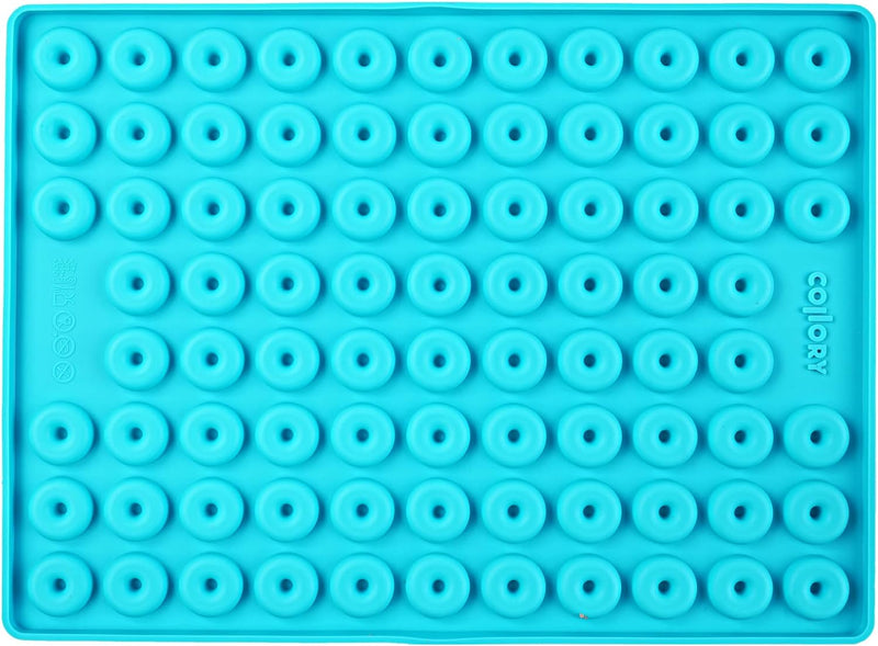 Collory Medium Donut (2,8cm) Silikon Backform für Hundekekse & Hundeleckerlis, Pralinenform, Schokol