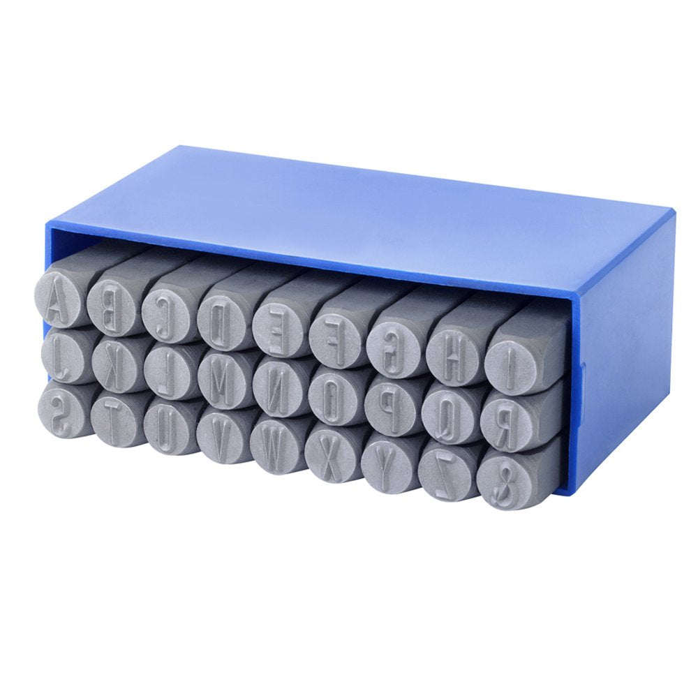 GRAVUREM-SR Standard-rund Schlagbuchstaben, Schlagstempel, Prägestempel, Einschlagbuchstaben - Buchs
