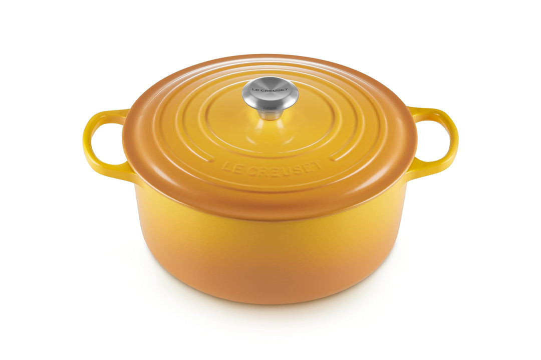 Le Creuset Signature Gusseisen-Bräter mit Deckel, Ø 28 cm, Rund, Für alle Herdarten und Induktion ge