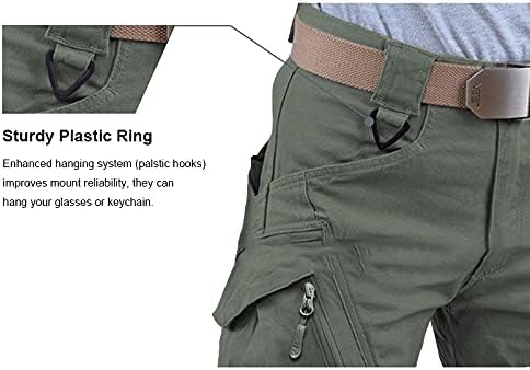 FEDTOSING Cargohose Herren Vintage Militär Tactical Hosen mit Stretch Arbeitshose Outdoor Viele Tasc