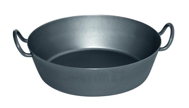 Riess, 0382-023, Eisen-Schnitzelpfanne, CLASSIC - EISENPFANNEN, Durchmesser 24 cm, Höhe 9,3 cm,