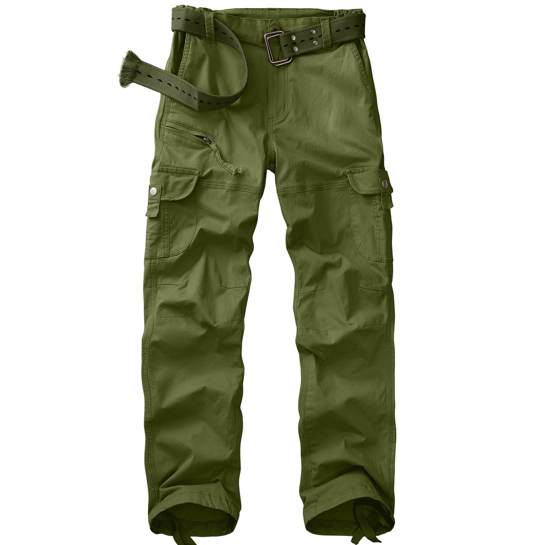 Cargohose Damen Hosen Multi Taschen Wanderhose Outdoorhose Baumwolle Arbeitshose Jogginghose Relaxed