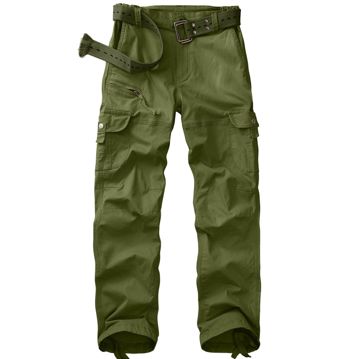 Cargohose Damen Hosen Multi Taschen Wanderhose Outdoorhose Baumwolle Arbeitshose Jogginghose Relaxed