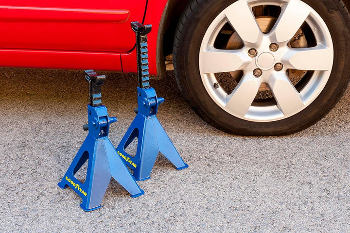 GOODYEAR GOD1251 Stahl Jack, Kapazität: 2 Tonnen, 2er Set, Set of 2 UNTERSTELLBÖCKE 2 TONNEN, UNTERS