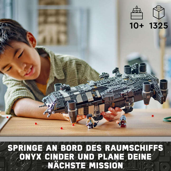LEGO Star Wars: Skeleton Crew Die Onyx Cinder, Spielzeug-Sternenschiff zum Bauen und Sammeln für Jun