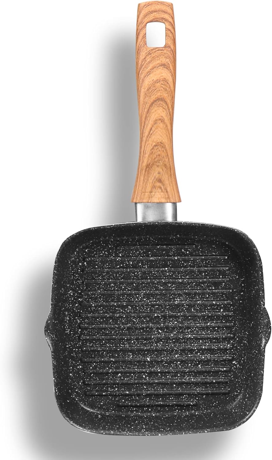 STONELINE® Back to Nature Grillpfanne 16 x 16 cm, mit 2 Ausgüssen 16 cm Back To Nature, 16 cm Back T