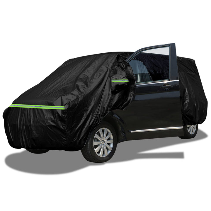 Autoabdeckung Vollgarage Abdeckplane Auto Kombipassend für VW T5 T6, 300D Atmungsaktiv SWB Autoabdec