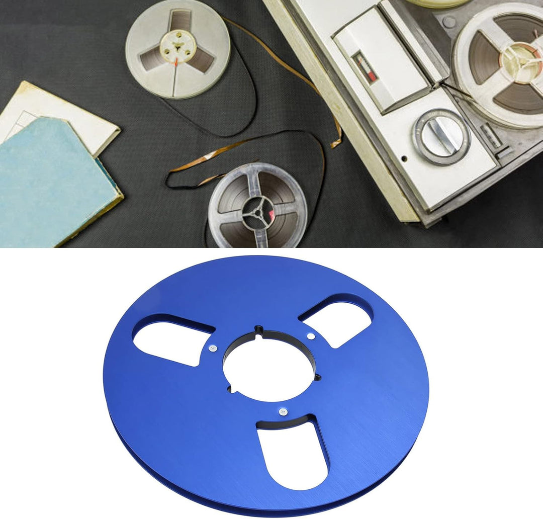 Universal Takeup Reel, 10 Zoll Open Reel Takeup Reel 3 Löcher Aluminiumlegierung Takeup Reel Empty R