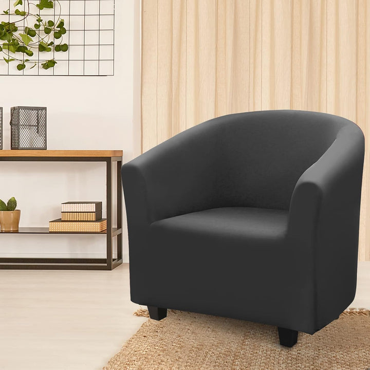 FIGOOO Sesselbezug Clubsessel Stretch Schonbezug für Cocktailsessel 1 Stück Sesselschoner Abnehmbare