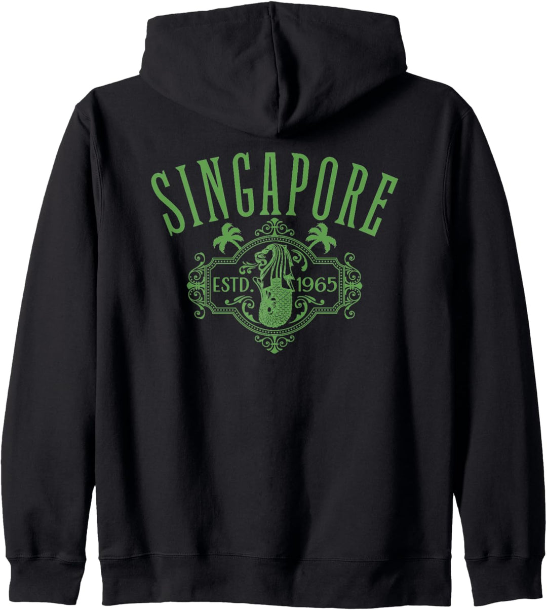Singapur Merlion Vintage Style Design Souvenir Kapuzenjacke