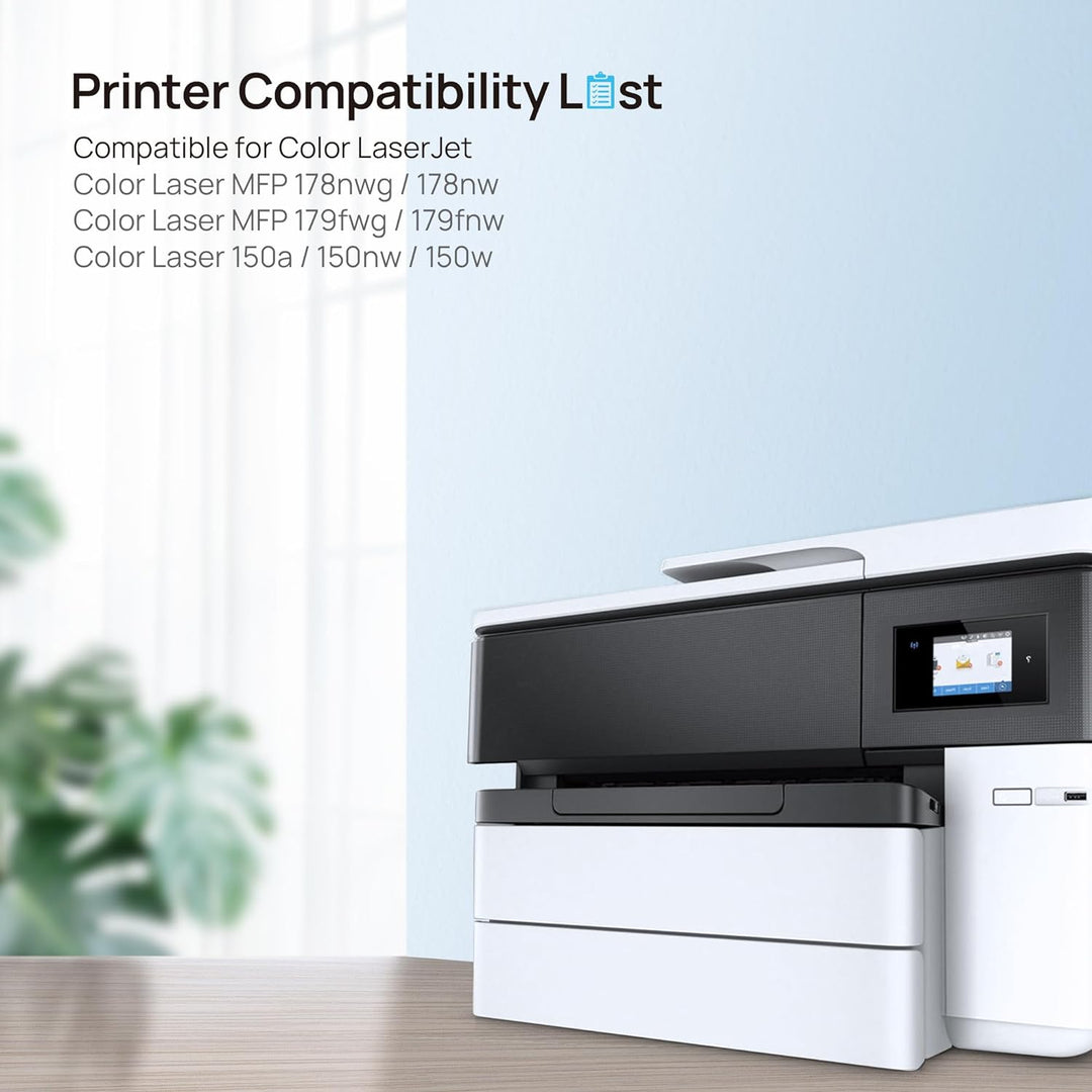 117A Toner Set Kompatibel für HP 117A Toner für Toner HP Color Laser MFP 179fwg MFP 178nwg 179fnw 17