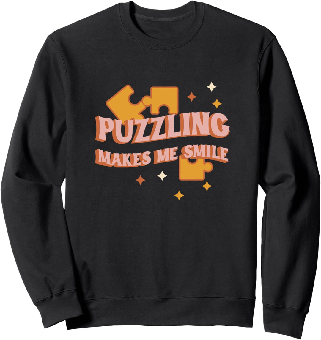 Puzzeln bringt mich zum Lächeln Jigsaw Electronic Sweatshirt