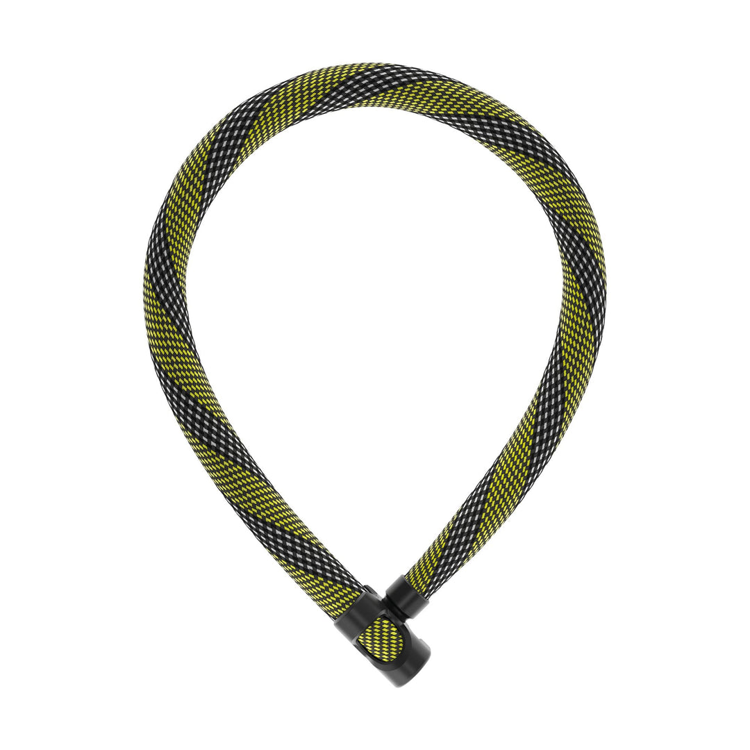 ABUS Kettenschloss IVERA Chain 7210 – Fahrradschloss mit hochflexibler IvyTex-Kunstfaserummantelung