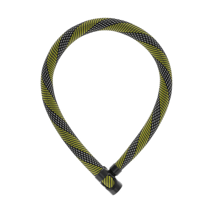 ABUS Kettenschloss IVERA Chain 7210 – Fahrradschloss mit hochflexibler IvyTex-Kunstfaserummantelung