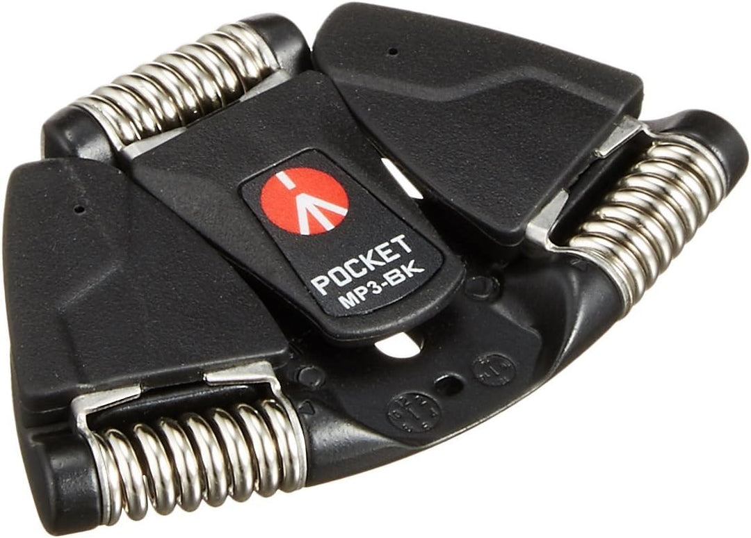 Manfrotto MP3-BK Pocket Tischstativ Grösse L schwarz schwarz Grande Stativ, schwarz Grande Stativ