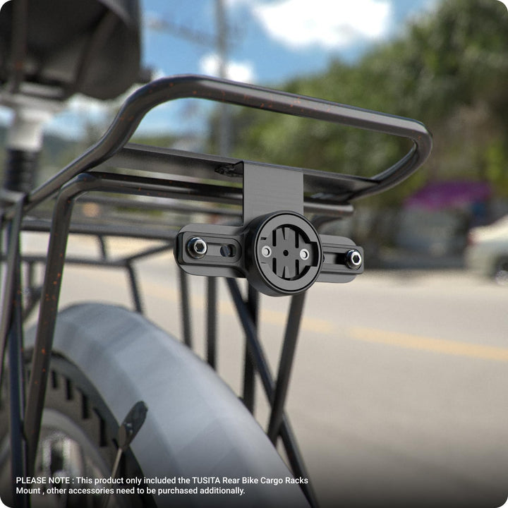 TUSITA Hintere Fahrrad Gepäckträger Halterung Kompatibel mit Garmin Varia RTL515, RTL510, RVR315, Ma