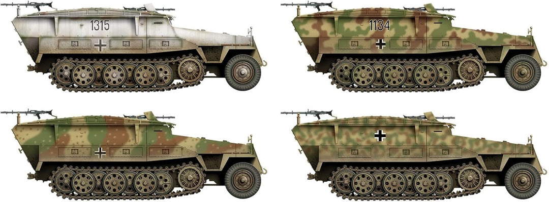 Das Werk DW35030 Mtl.Pi.Pzwg. Sd.Kfz.251/7 Ausf.D (2 in 1) Massstab 1:35 - Modellbau