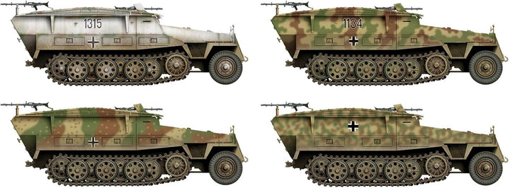Das Werk DW35030 Mtl.Pi.Pzwg. Sd.Kfz.251/7 Ausf.D (2 in 1) Massstab 1:35 - Modellbau