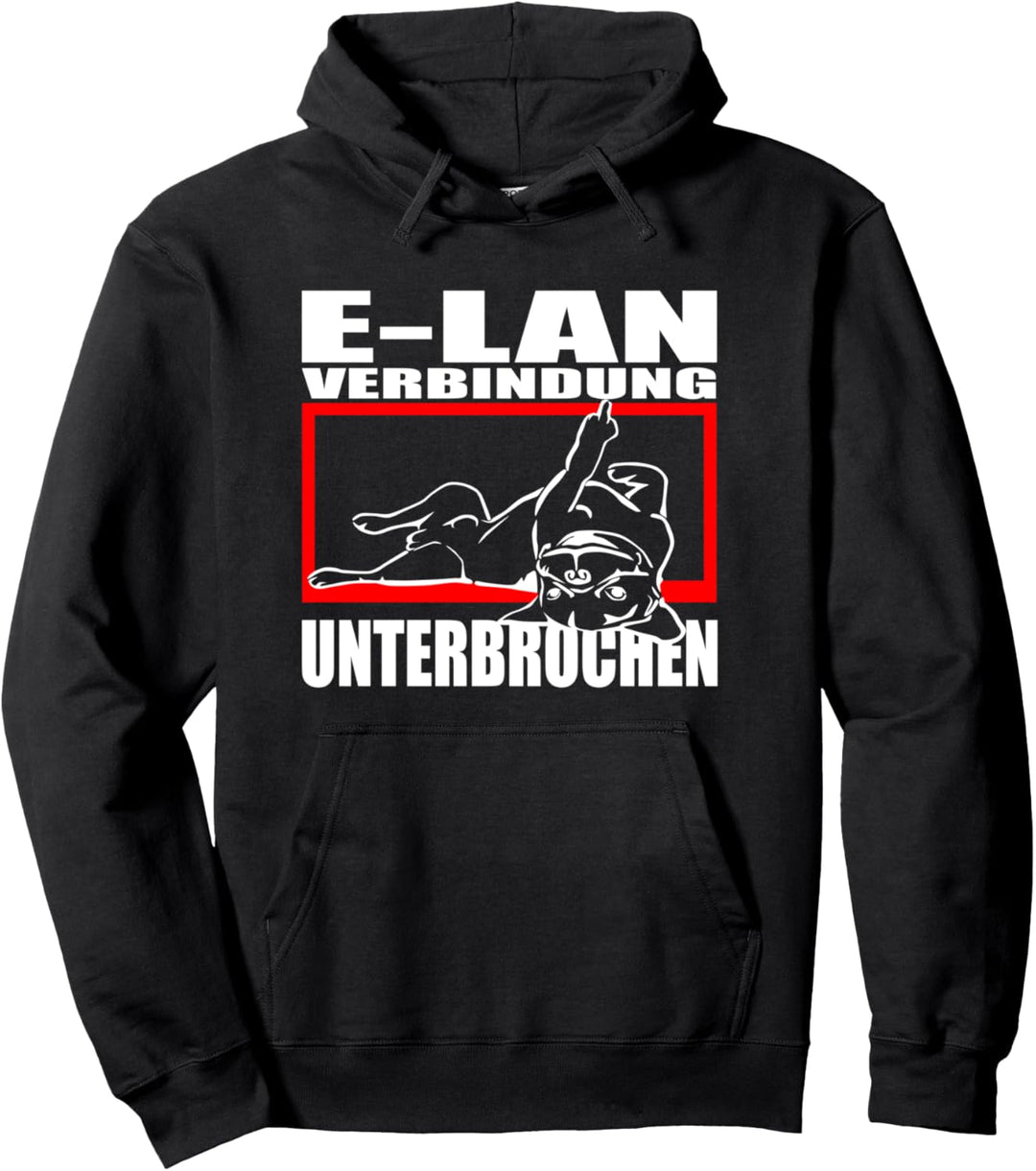 Hund Bulldogge Statement Spruch - E-LAN - Hunde Pullover Hoodie