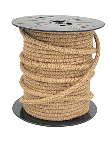 50 Meter 3 - adrig Textilkabel Stoffkabel Pendelleitung Lampenkabel Textile Cable 3x0,75 3G0,75 Jute