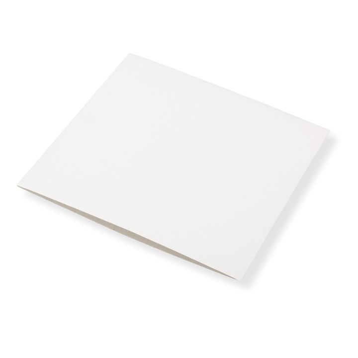 100 St. Single Deluxe Ersatz Cover 180 x 180 mm weiss für 7 Zoll Vinyl Schallplatten 300 gr. Karton