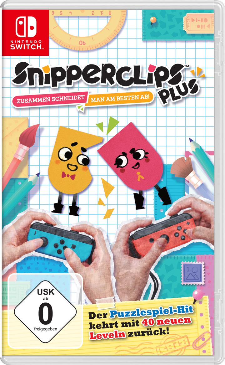 Snipperclips Plus - Zusammen schneidet man am besten ab! - [Nintendo Switch] Nintendo Switch Plus Ed