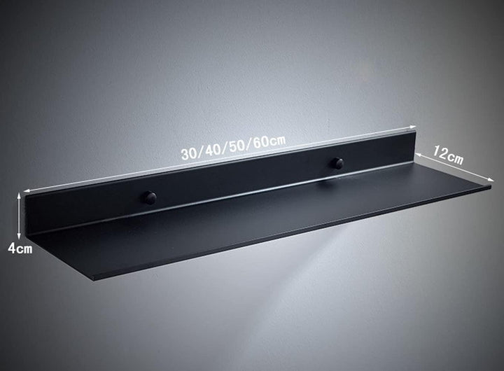 An der Wand montiert Schwimmend Metall Regale Ledge, Schwarz Badezimmer Regal Wandhalterung Regale P