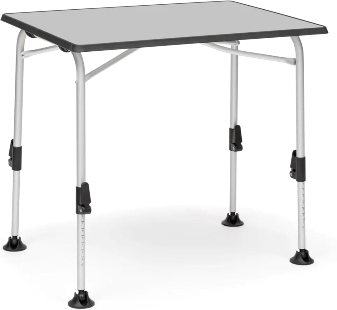 BERGER Ivalo 1 Campingtisch - Klapptisch Höhenverstellbar 80 x 60 cm Alu Campingtisch Klappbar Campi