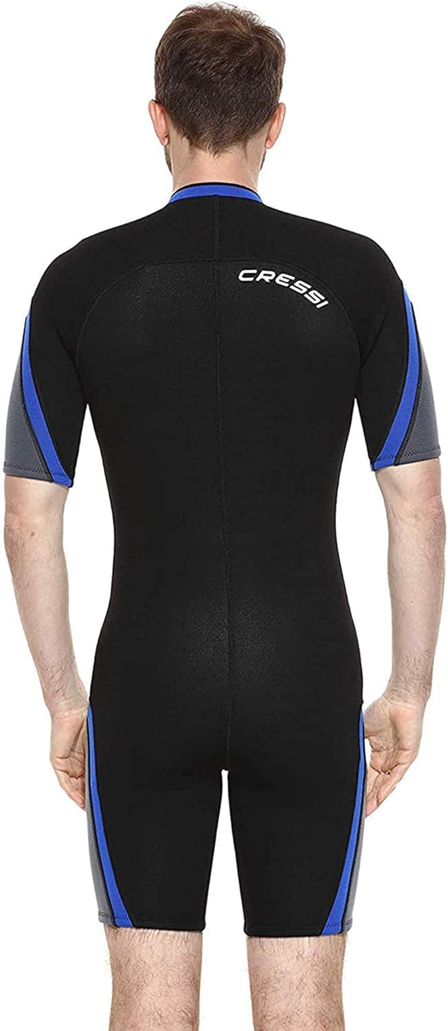 Cressi Playa Man Shorty Wetsuit – Kurzer Neoprenanzug 2.5mm aus Hochelastischem für Herren 2.5mm XXX
