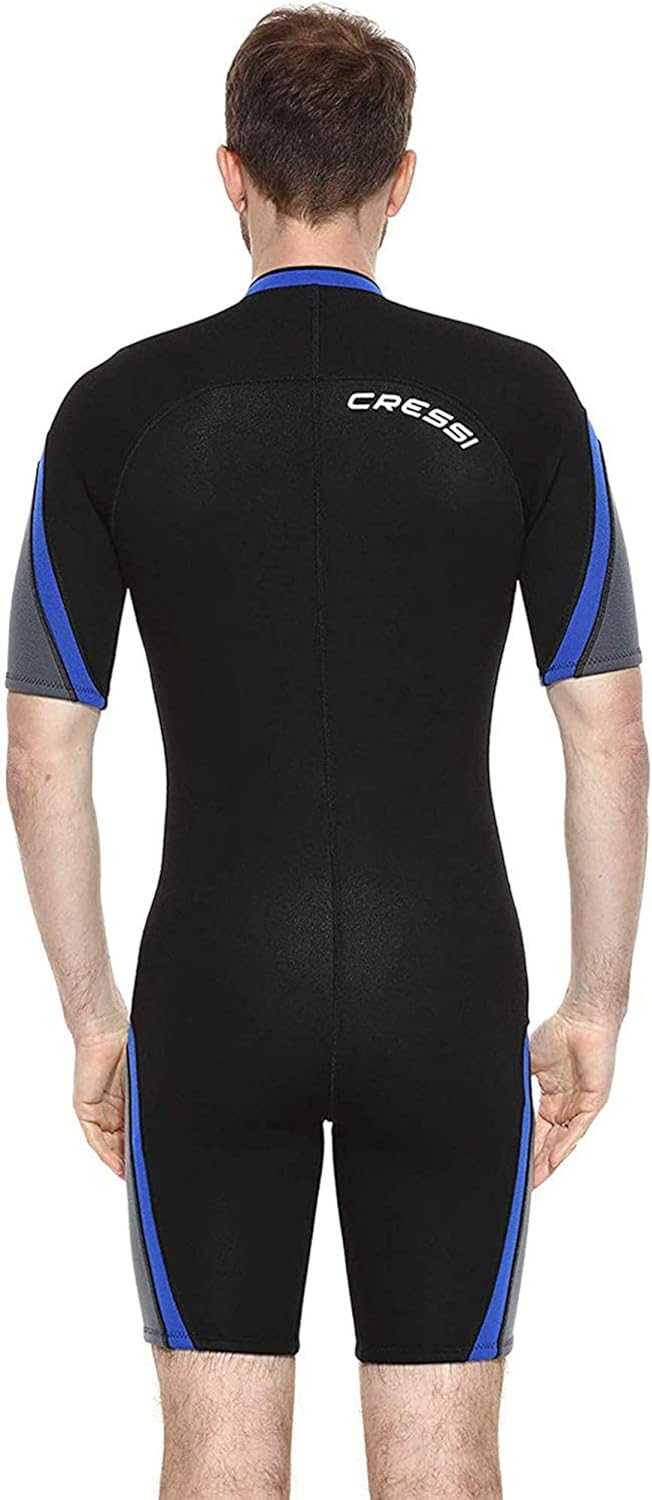 Cressi Playa Man Shorty Wetsuit – Kurzer Neoprenanzug 2.5mm aus Hochelastischem für Herren 2.5mm XXX