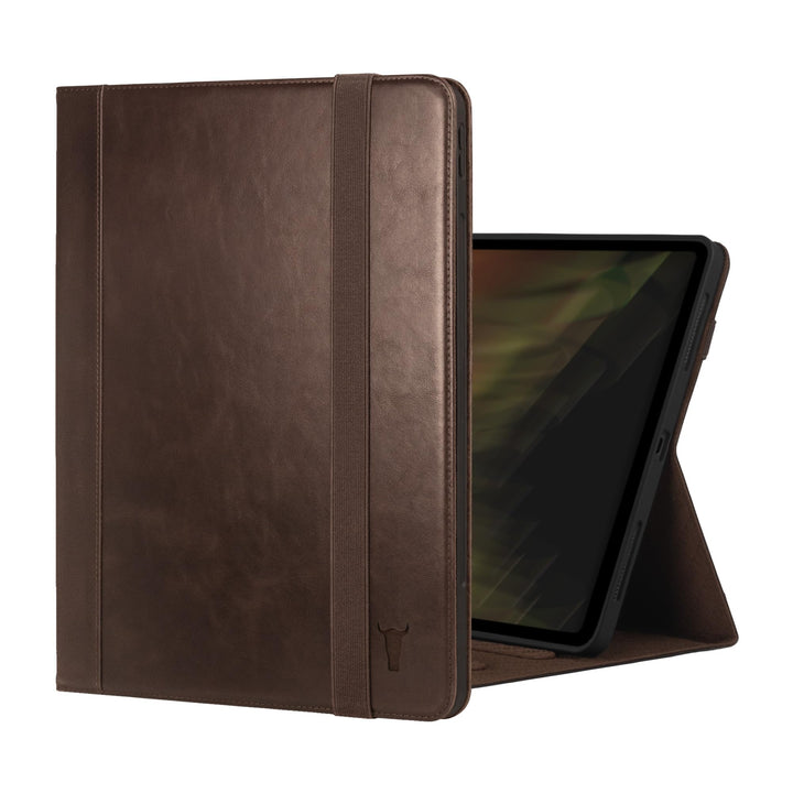 TORRO Lederhülle kompatibel mit iPad Pro 13" M5 / M4 - Echtleder iPad Pro 13 2025/2024 Hülle mit Sta