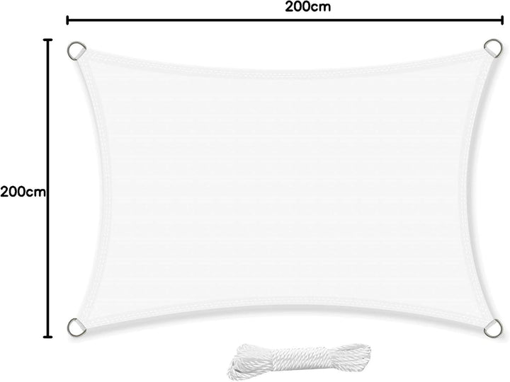 swift Sonnensegel Wasserdicht Rechteckig 2x3 Meter UV Schutz Polyester Wasserabweisend Rechteck 2x3m