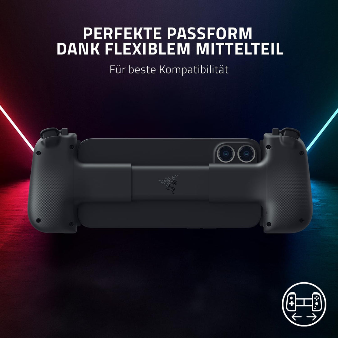 Razer Kishi V2 für iPhone - Mobile Gaming Controller (Universal Fit mit ausziehbarer Brücke, Streami