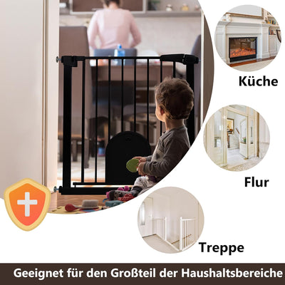 YRHome Türschutzgitter ohne Bohren Treppengitter Treppenschutzgitter für Kinder Baby Türgitter mit S