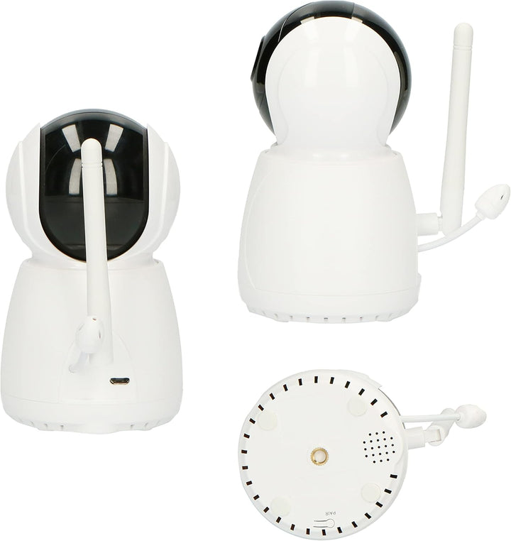 Alecto DVM-275 Digitale Babyphone, mit steuerbarer Kamera, hohe Reichweite von bis zu 300 Meter, 12.
