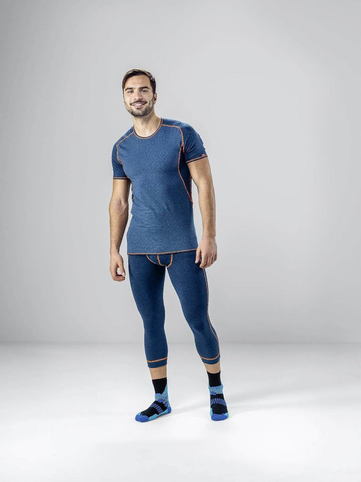 Löffler Herren Unterhose HR 3/4 Transtex Warm 48 Schwarz, 48 Schwarz