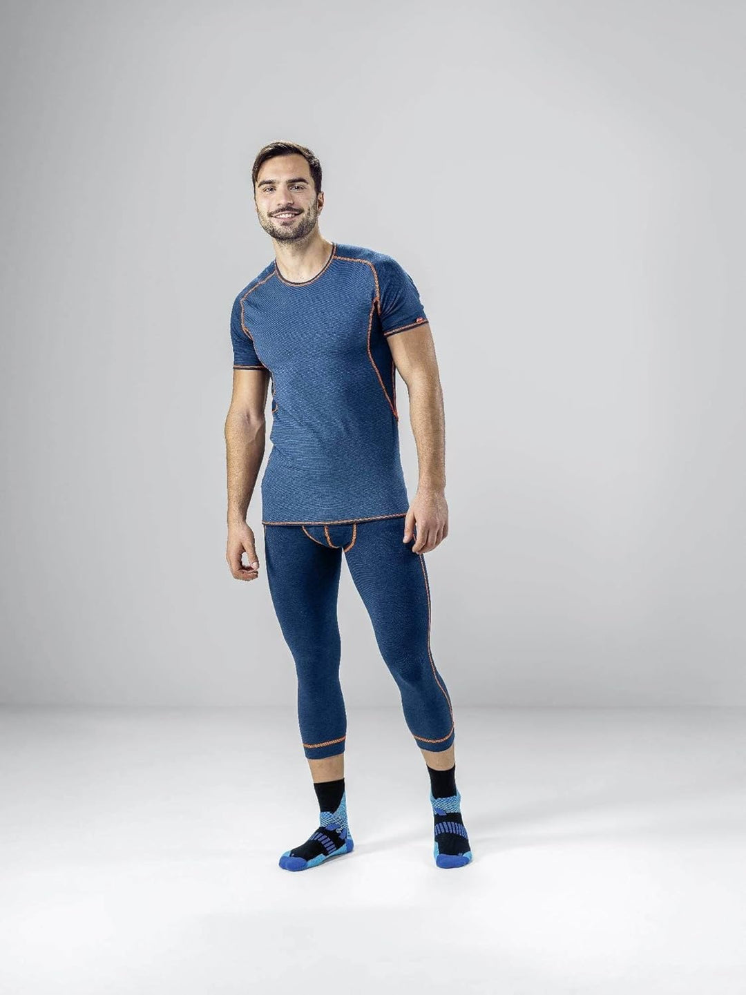 Löffler Herren Unterhose HR 3/4 Transtex Warm 46 Schwarz, 46 Schwarz