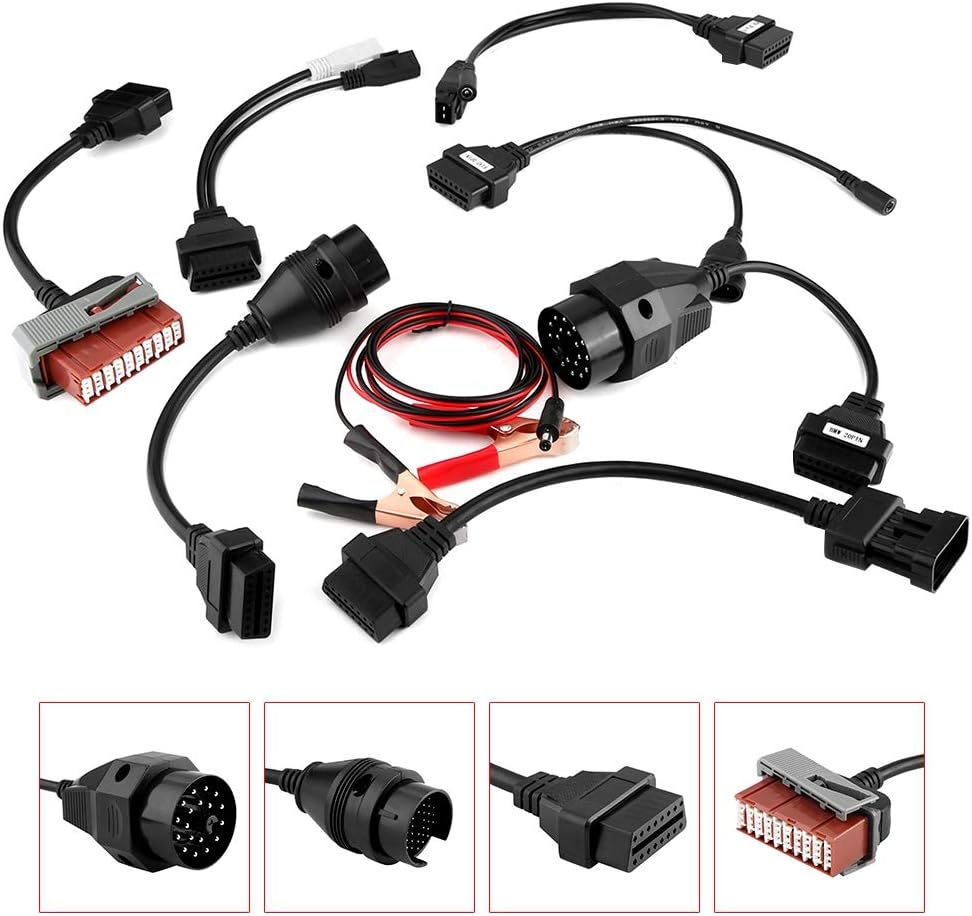 Obd2-Kabel, 8 Stück Obdii-Kabel, Steckverbinder, Auto-Diagnosekabel, Ersatz für TCS Ds150e, Auto-Dia