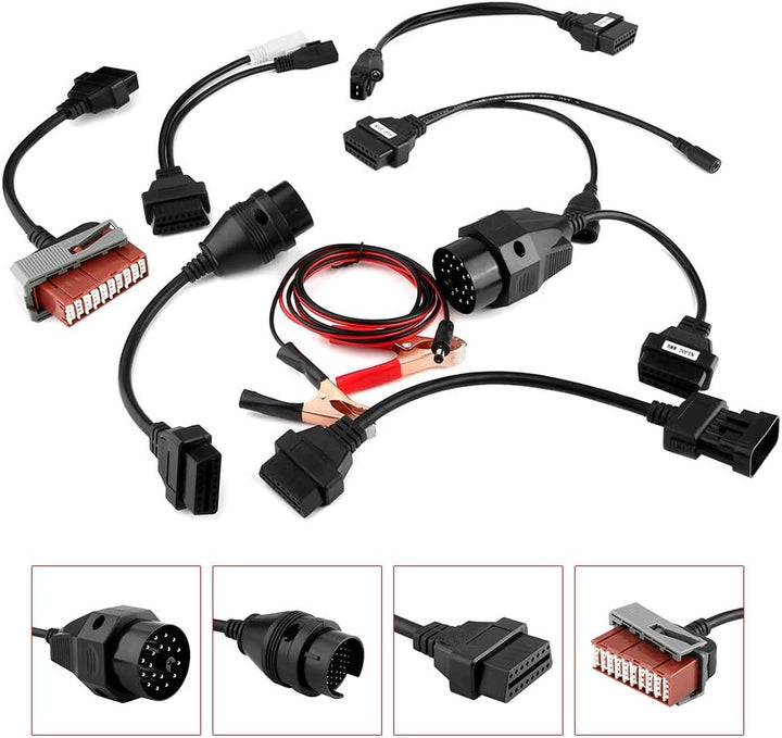Obd2-Kabel, 8 Stück Obdii-Kabel, Steckverbinder, Auto-Diagnosekabel, Ersatz für TCS Ds150e, Auto-Dia