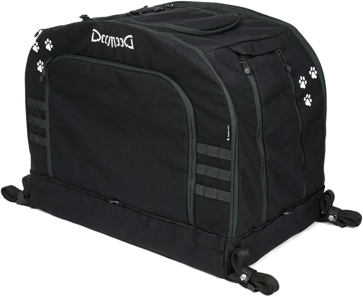 DEEMEED PETBAG Motorrad Tasche für Hunde und Katzen (2-36 kg), wasserdicht, tragbar, dreifach belüft
