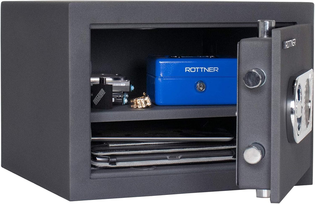 Rottner Toscana 40 EN1 Möbeltresor bohrgeschütztes Elektronikschloss leichter Feuerschutz HxBxT 300x