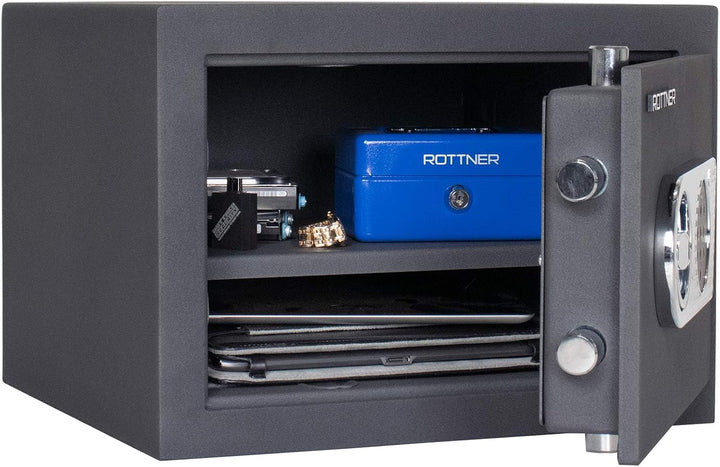 Rottner Toscana 40 EN1 Möbeltresor bohrgeschütztes Elektronikschloss leichter Feuerschutz HxBxT 300x