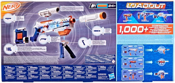 Nerf Loadout Arctic Zerostriker Blaster und N1 Darts, LOADOUT ARCTIC ZEROSTRIKER