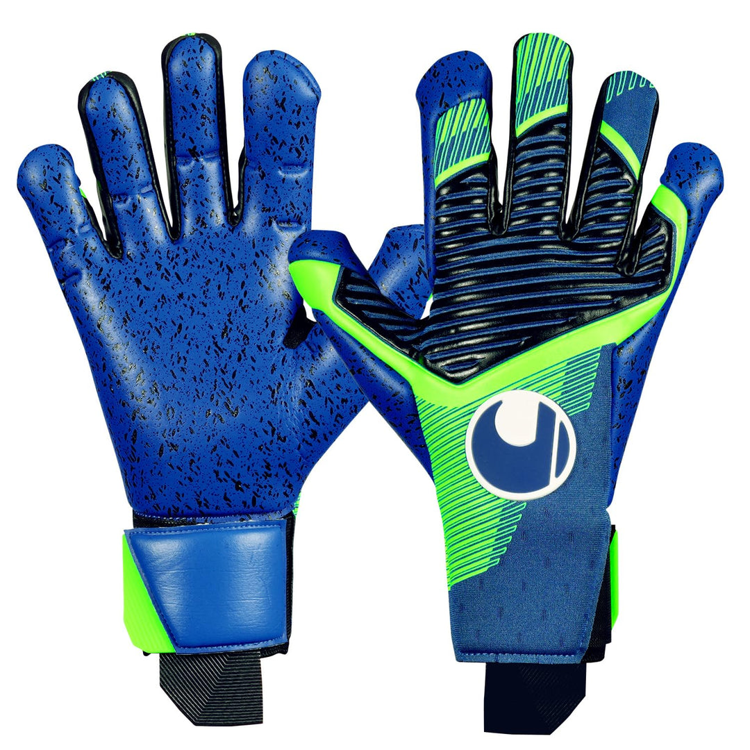 uhlsport Unisex – Erwachsene Aquagrip Hn Towarthandschuhe für Nasswetter 7 pacific blau/fluo grün/we