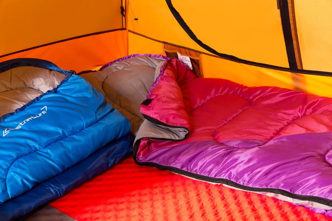 Clostnature Leichter Schlafsack für Camping – Outdoor Lässiger Deckenschlafsäcke mit Kleines Packmas