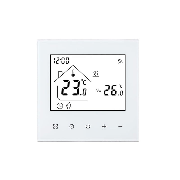 M4 Smart Wi-Fi Thermostat for Water & Underfloor Heating, 230V Digital Wall Thermostat, Tuya App Con