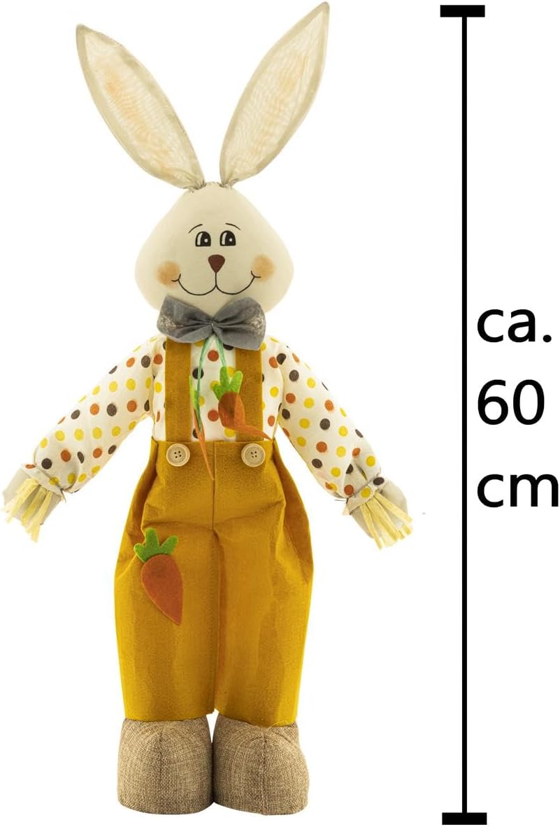 Bambelaa! Osterhasen Deko Ostern Gross Stroh Osterdeko Hasen Pärchen Dekoration Osterdekoration Figu
