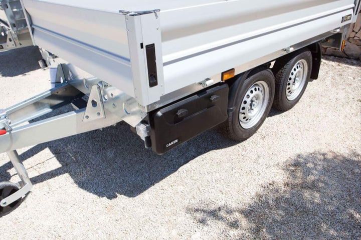 Daken Blackit 1 Deichselbox 550x250x295mm Werkzeugkasten Anhänger Transportkiste Kunsstoff Schwarz (