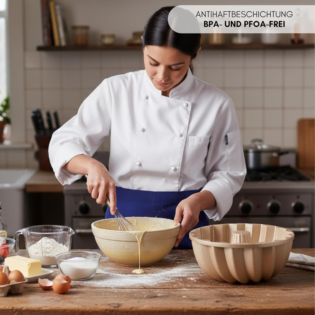 Erreke Gugelhupfform, Professionelle Qualität Kuchenform, Gugelhupf Backform, Sehr Widerstandsfähig,